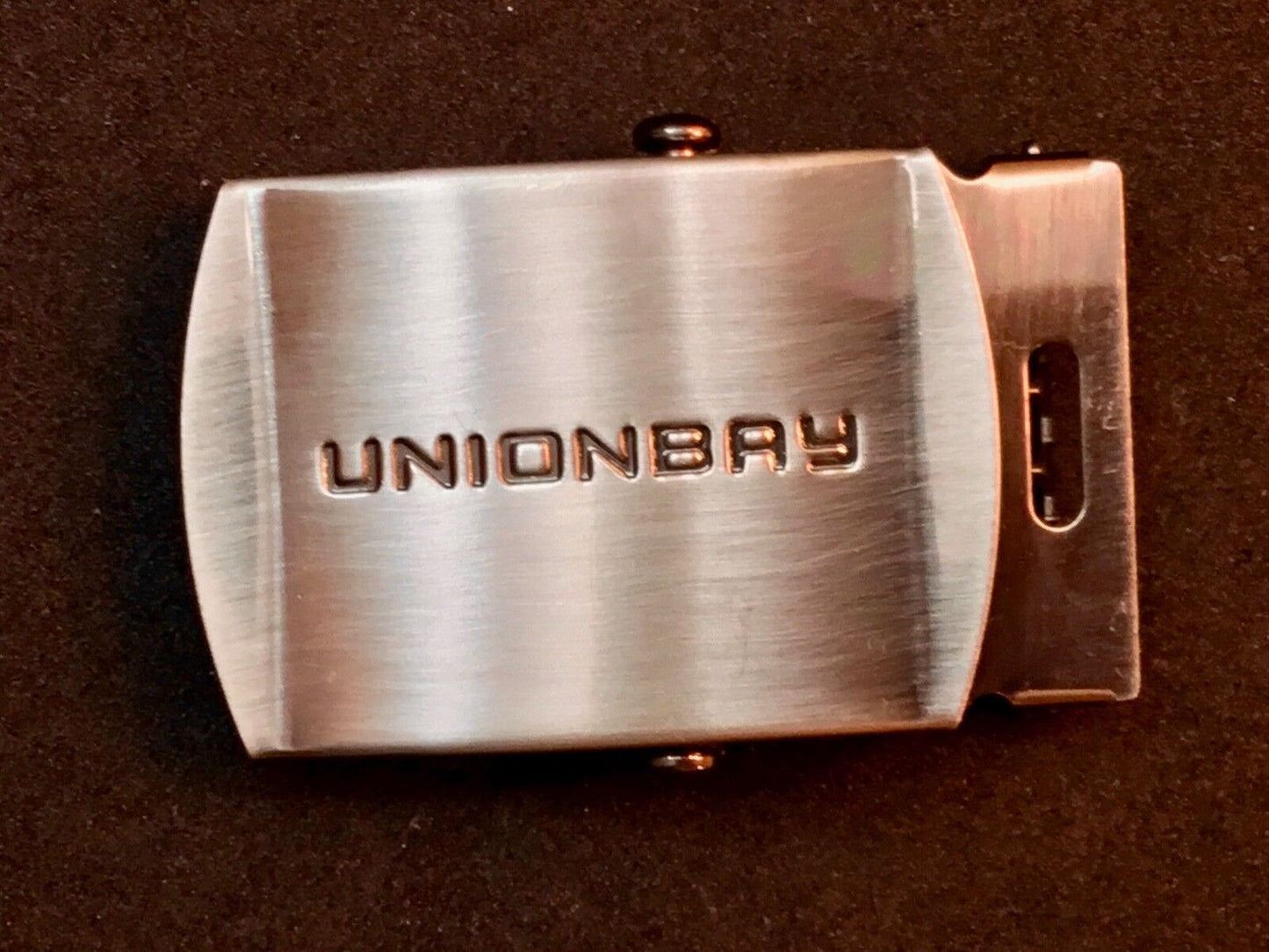 Vintage 90's Union Bay Silver Tone Dress Belt Buckle
