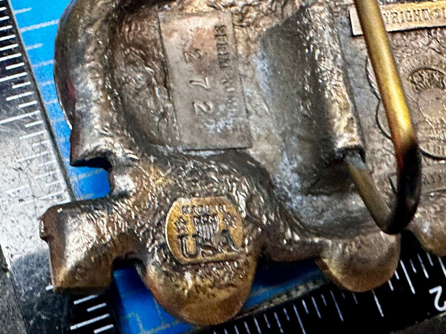 272 Train Locomotive RailRoad Vintage 1980 - The Great American Belt Buckle Co