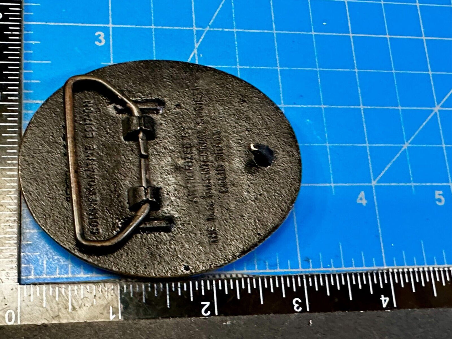 Bicentennial of the United States of America 1776-1976 Solid Brass Belt Buckle