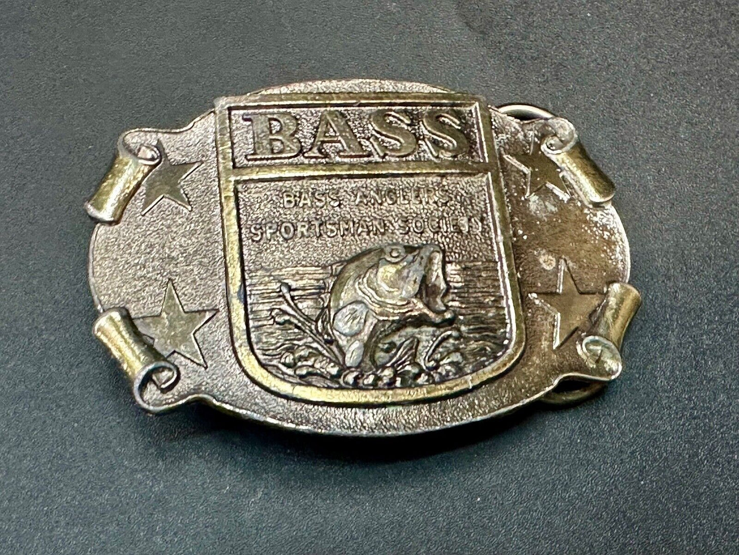 BASS Fishing Anglers Sportsman's Society Club 0 Great American Belt buckle Co