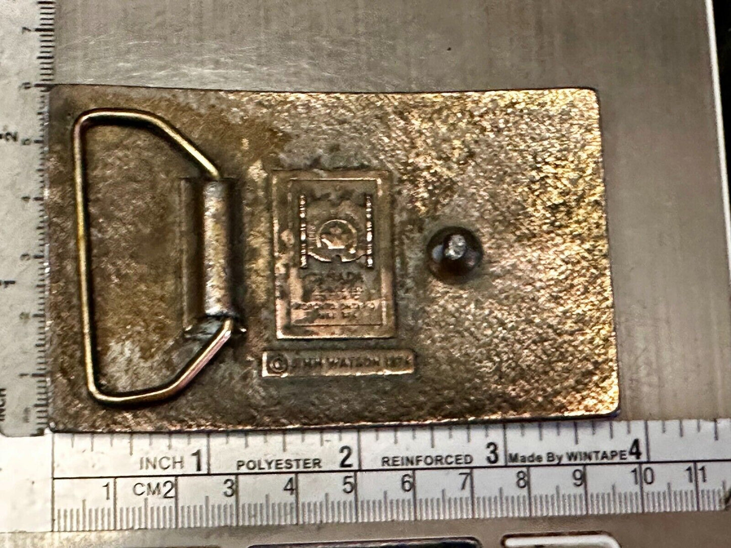 The Statler Brothers Music Band Group - Jim Watson Vintage 1974 Belt Buckle