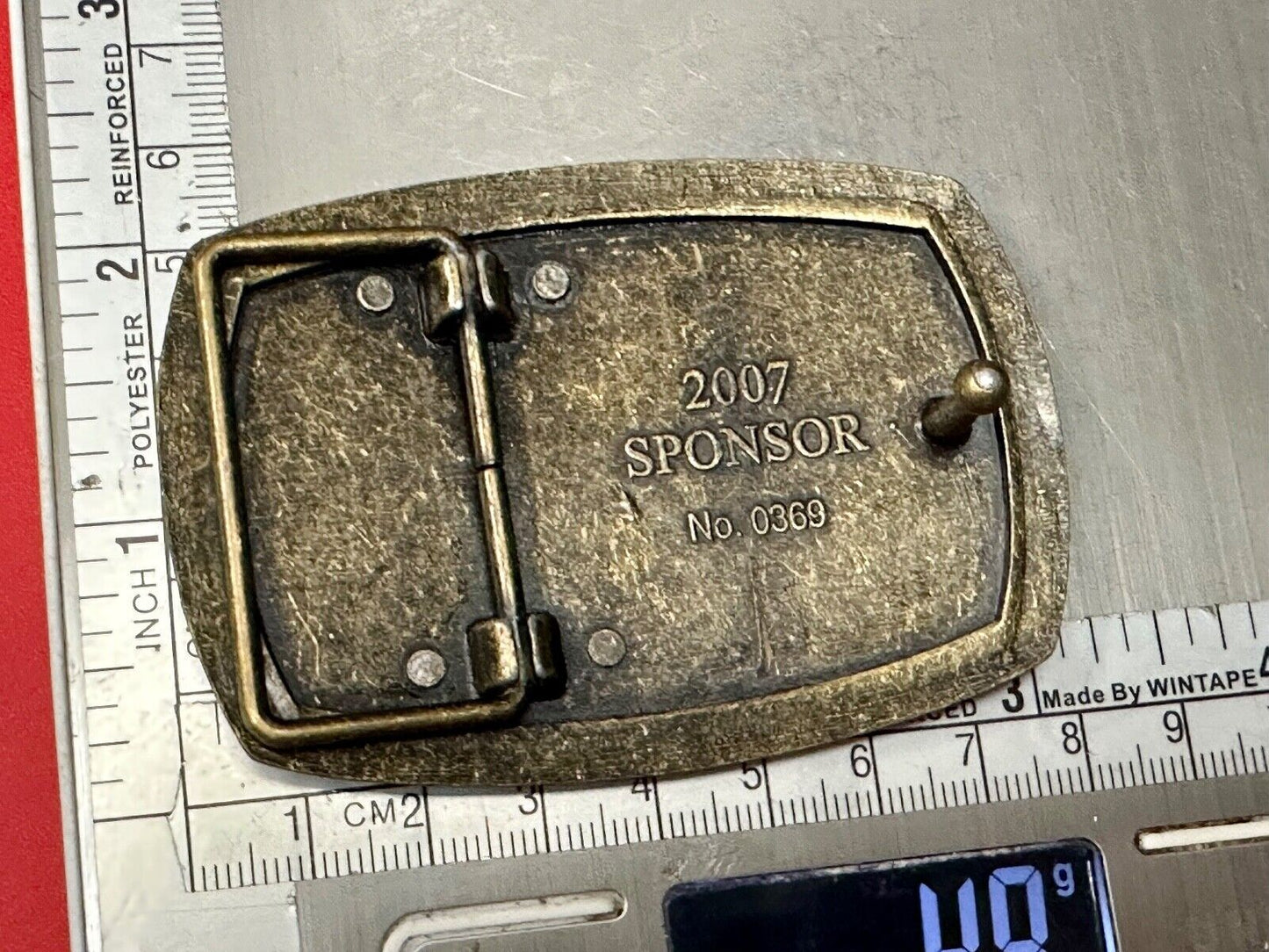 The Veterans Disabled for life Memorial - Their Courage Endures Belt Buckle