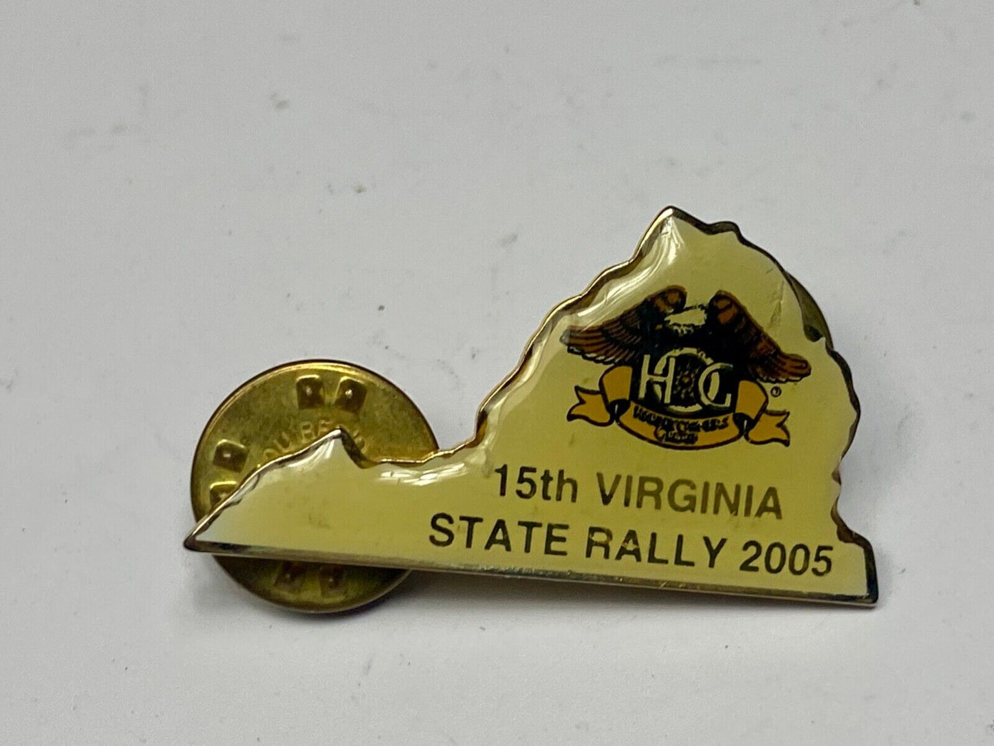 2005 Virginia State Harley Davidson HOG Rally Motorcycle Collectors pin