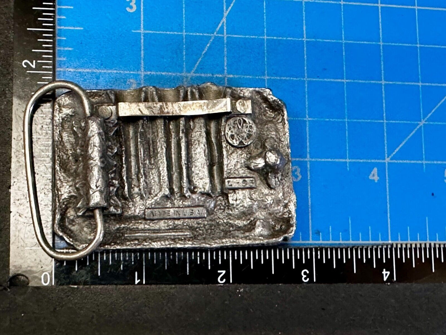 The Great Sport of Golf Golfer Vintage Belt Buckle by Bergamot Brass Works L-86