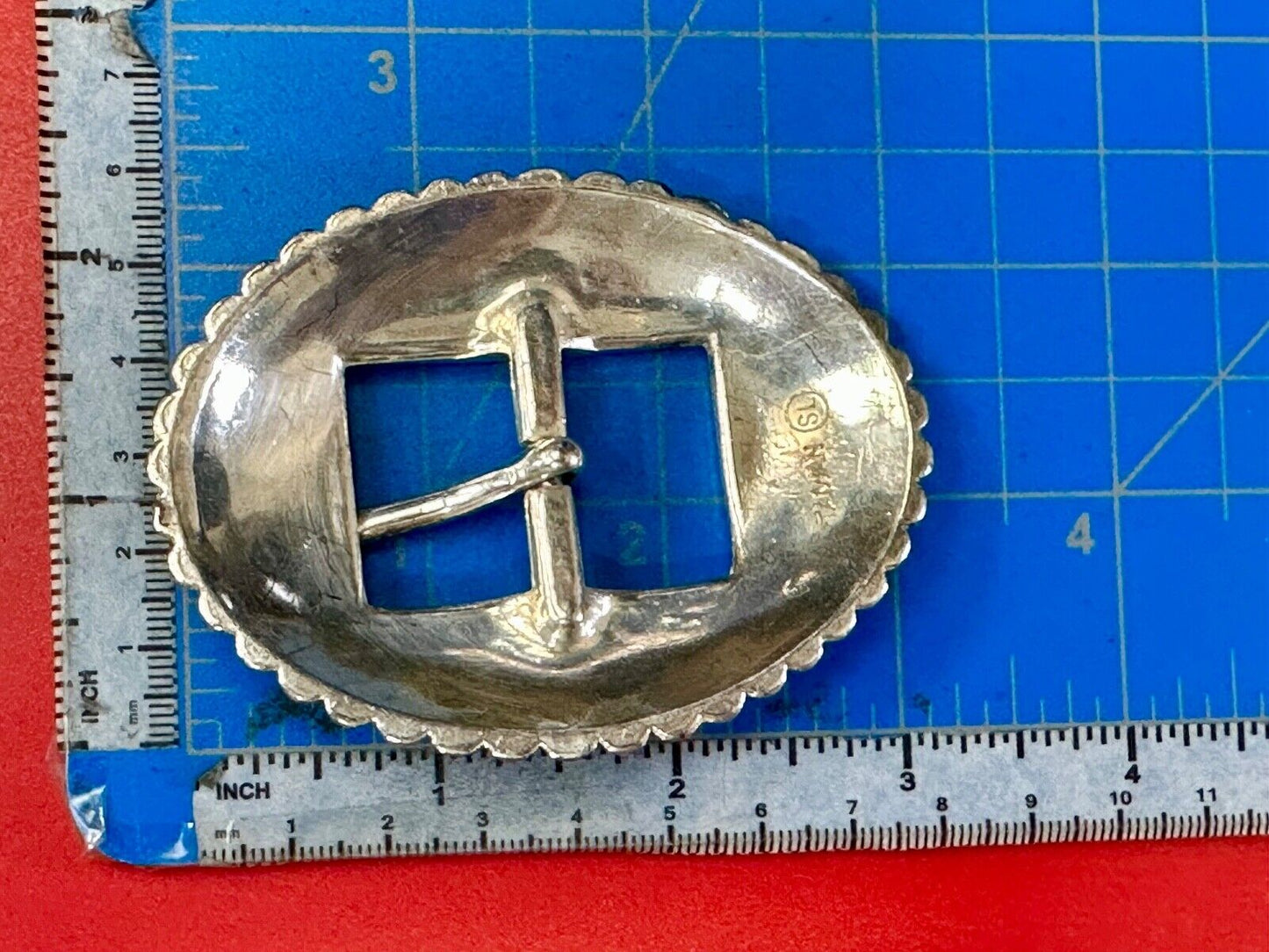 Taiwan SL marked oval center bar replacement belt buckle