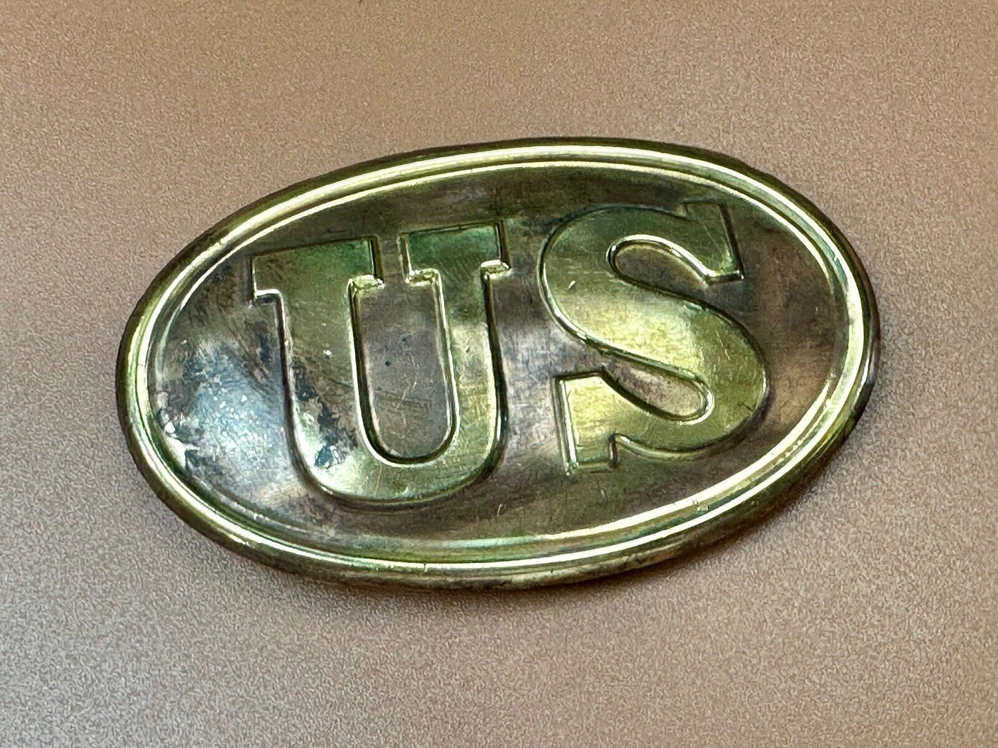 U.S. CIVIL WAR WAIST BELT PLATE US Soldiers Replica Belt Buckle unknown to me!