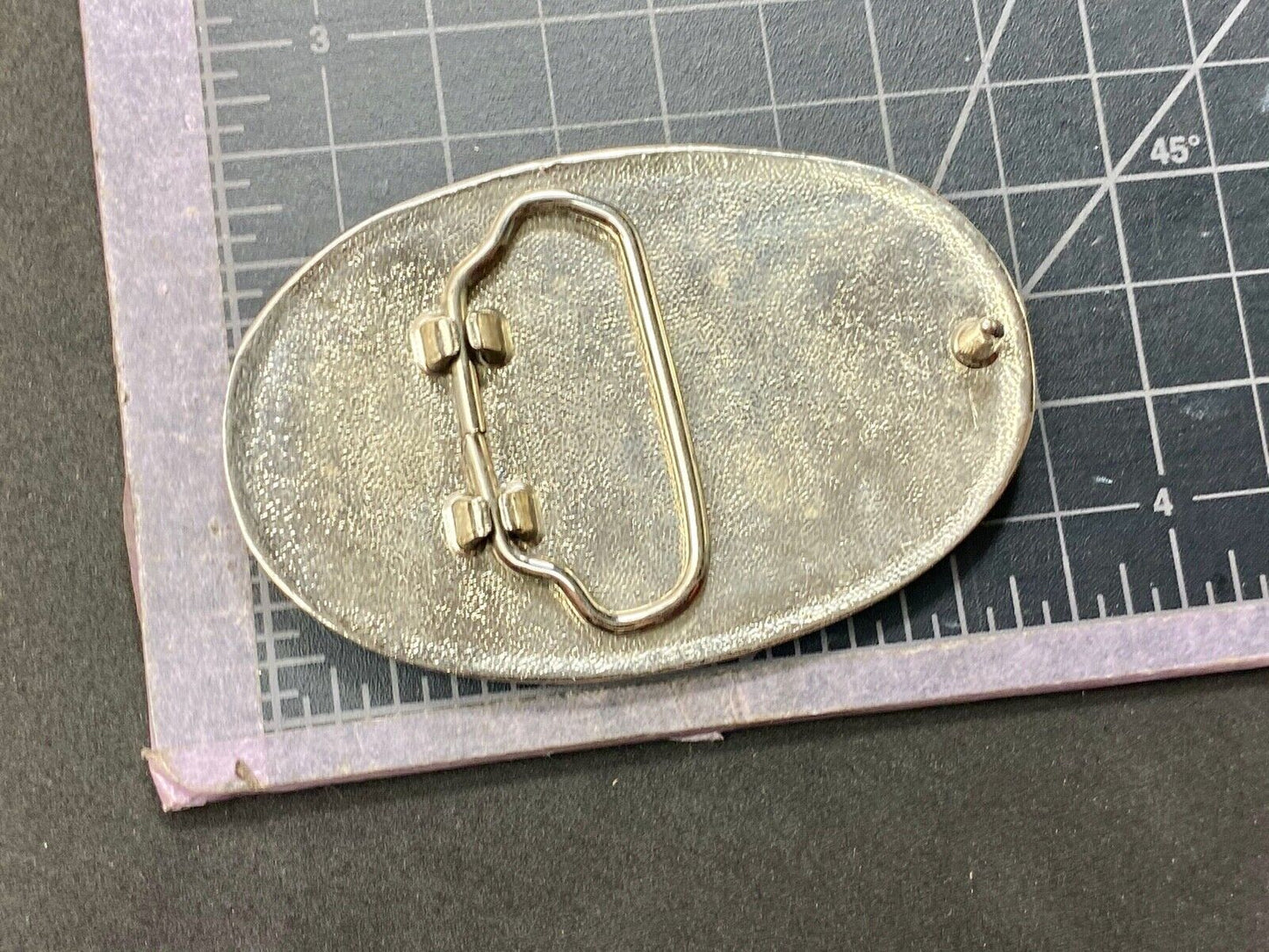 1970s **YES** MUSIC BAND COMMEMORATIVE HOLOGRAPHIC BELT BUCKLE