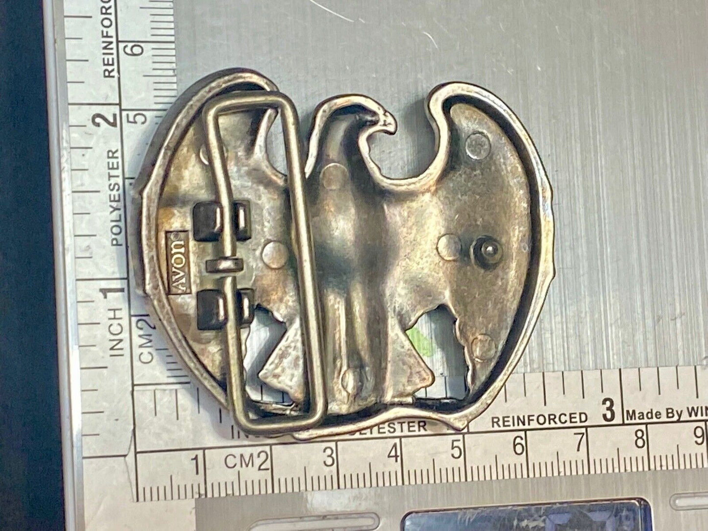 Avon Majestic Eagle United States Of America Pride! Belt Buckle 1982 2.5" X 2"