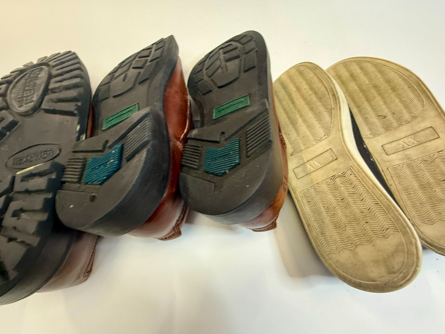 3 lot mens shoes - Armani Exchange AX , Kenneth Cole Reaction, Dunham Size 11.5