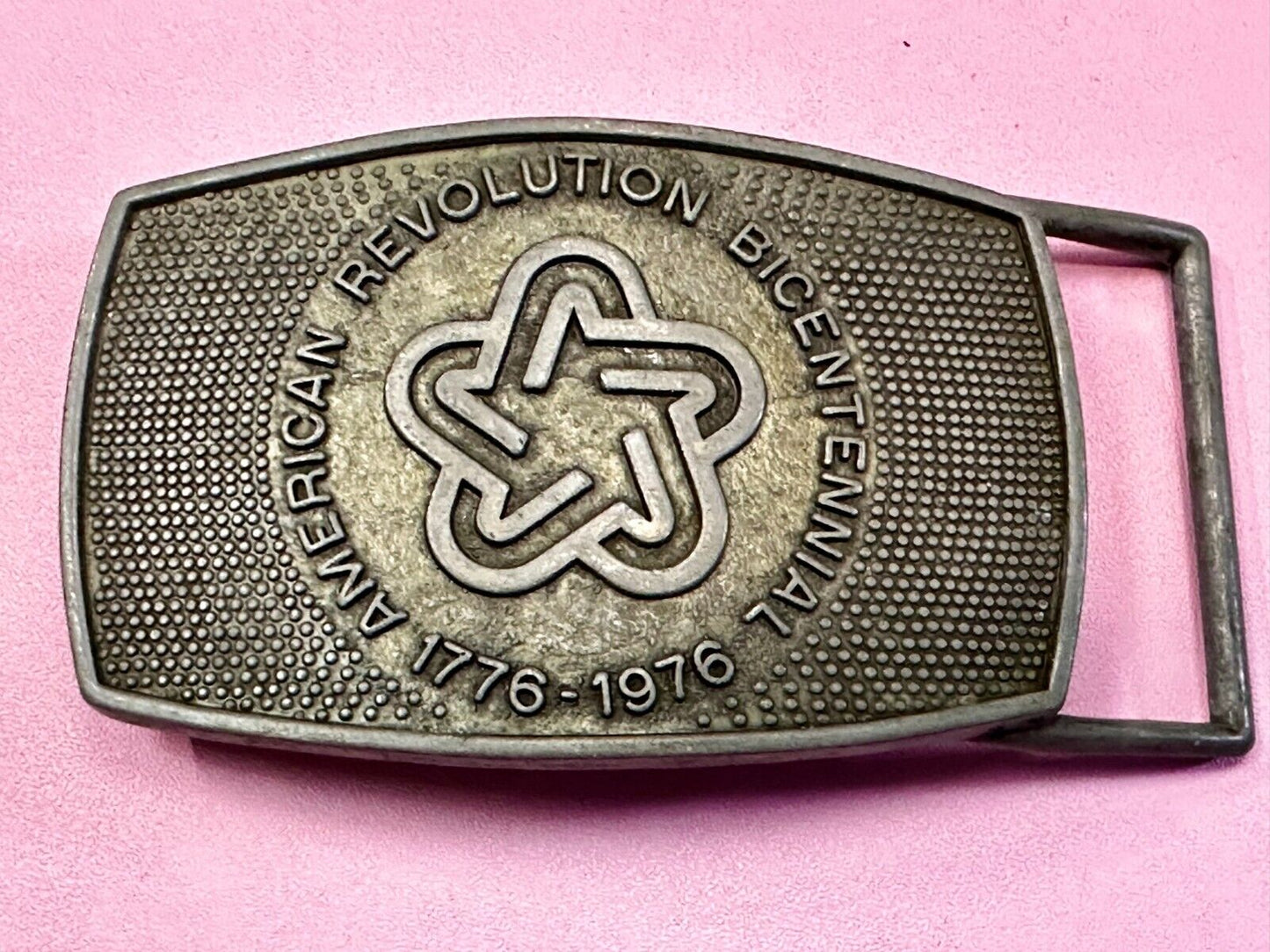 American Revolution Bicentennial Commemorative Belt Buckle by Lee.Co.Ny.Ny