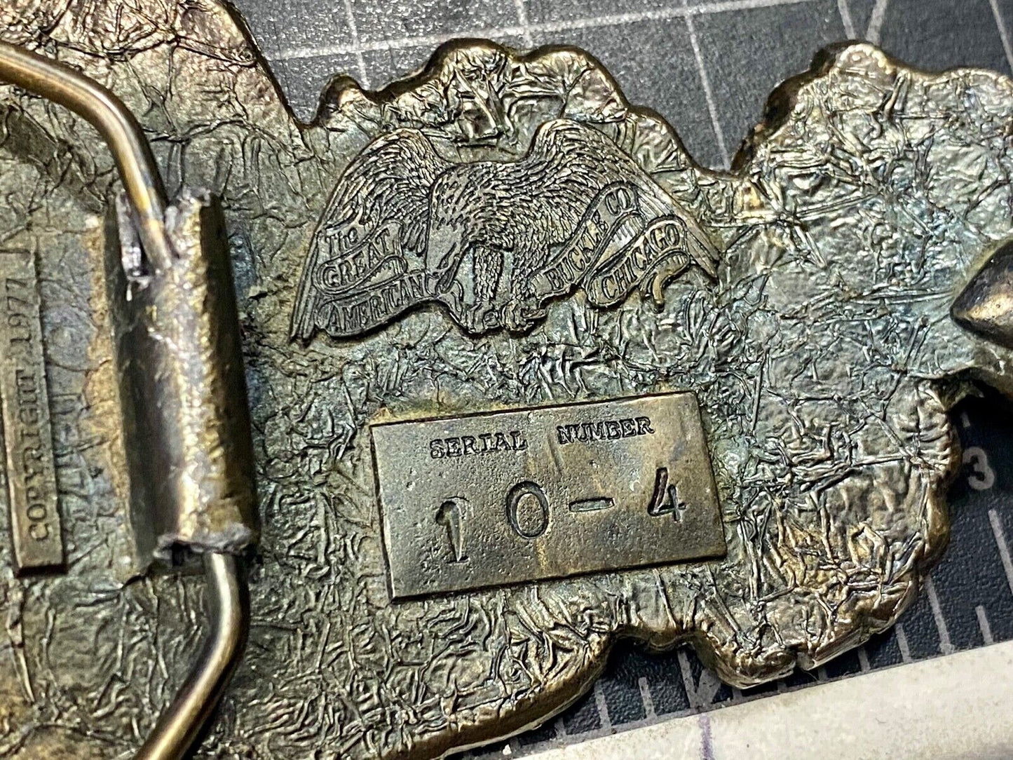 Vintage 1977 Cobra Handheld CB HAM Radio The Great American Belt Buckle Co.