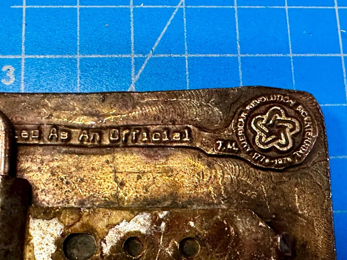 Bicentennial Wagon Train Pilgrimage Pennsylvania American Revolution Belt Buckle