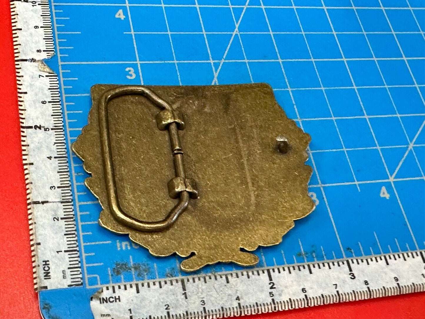 1992 Aiming for Barcelona Olympics US shooting Team belt buckle