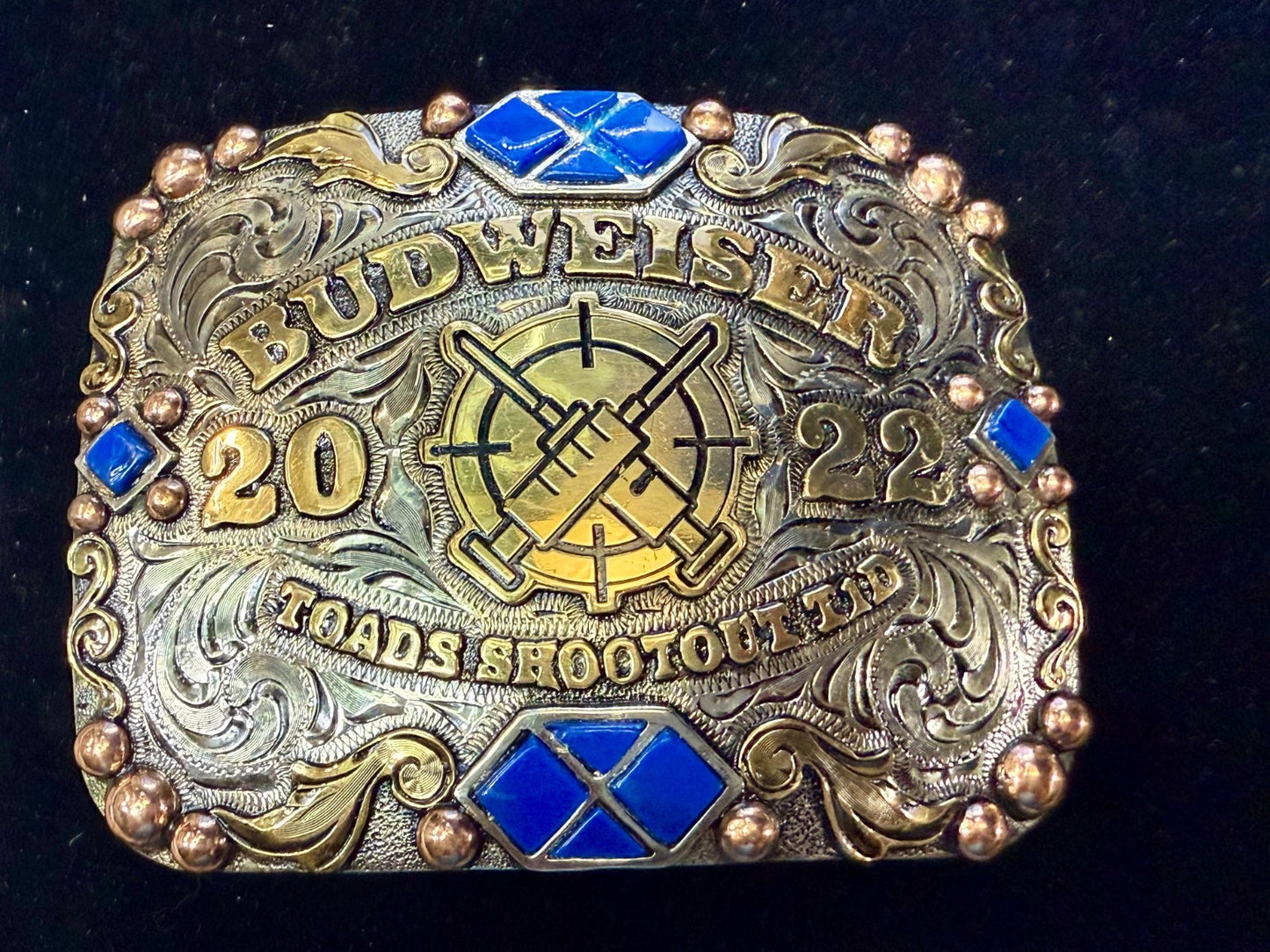 2022 Budweiser Toads Shootout TID 2ND to None NASCAR Trophy Belt Buckle
