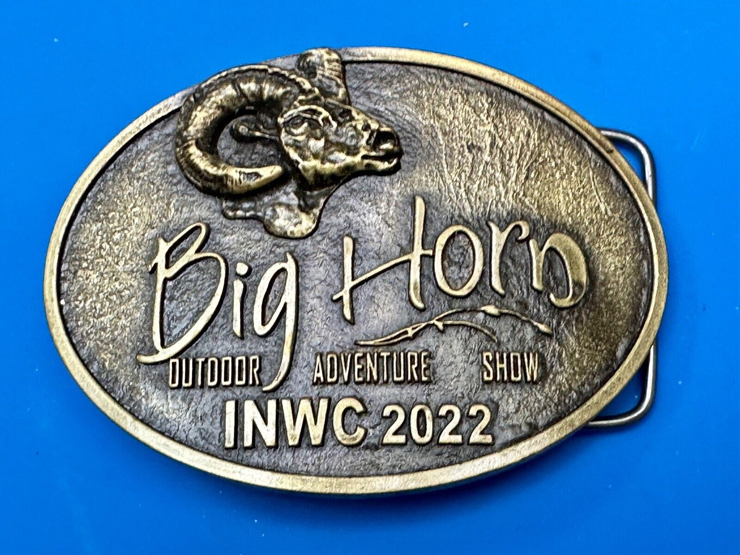 BIG HORN SHOW 2022 Outdoor Adventure Inland N.W. INWC Spokane WA Belt Buckle