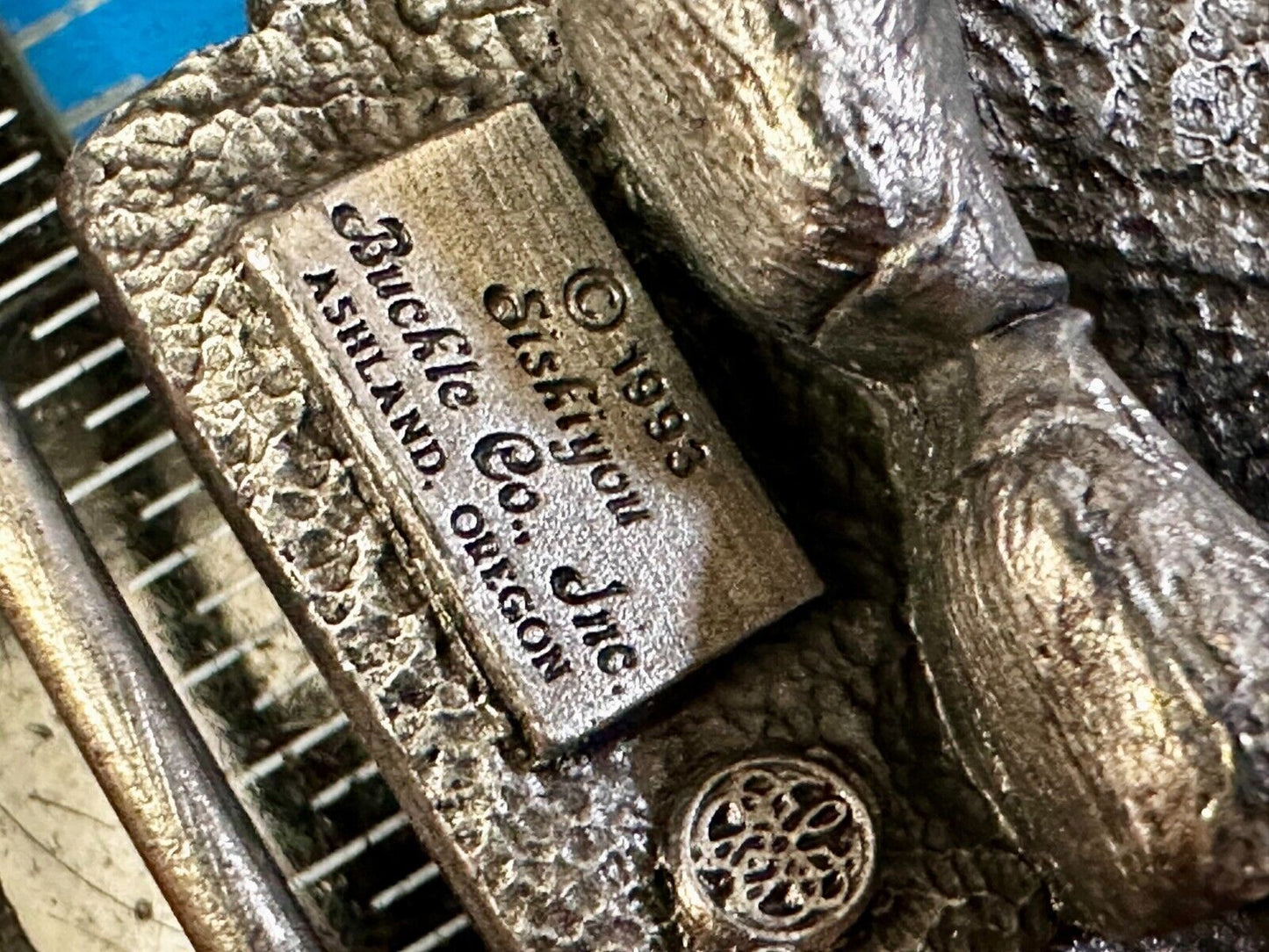 The Great State of Nebraska 1993 10th Annual Commemorative Siskiyou Belt Buckle