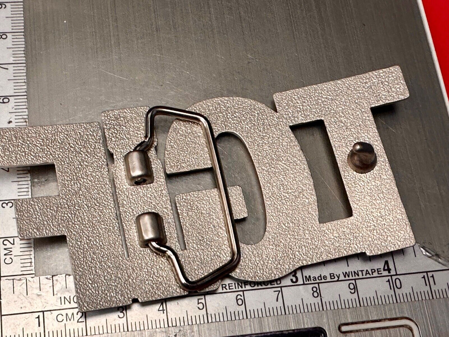 TGIF Thank God Goodness It’s Friday Block Letters Statement Novelty Belt Buckle