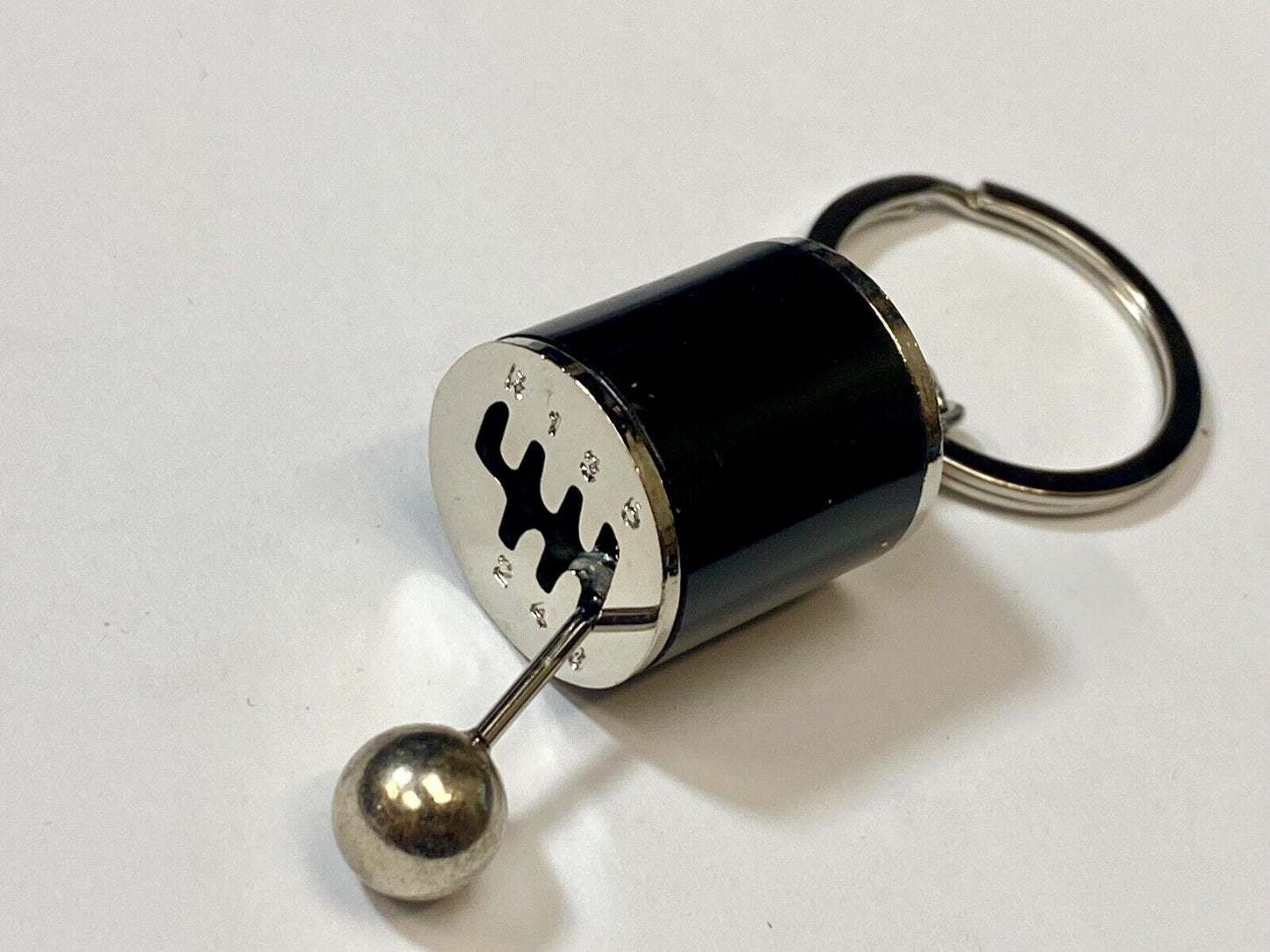 Black Finish Gear Box Shifter Key Chain Fob Ring Keychain - Fast USA shipping!