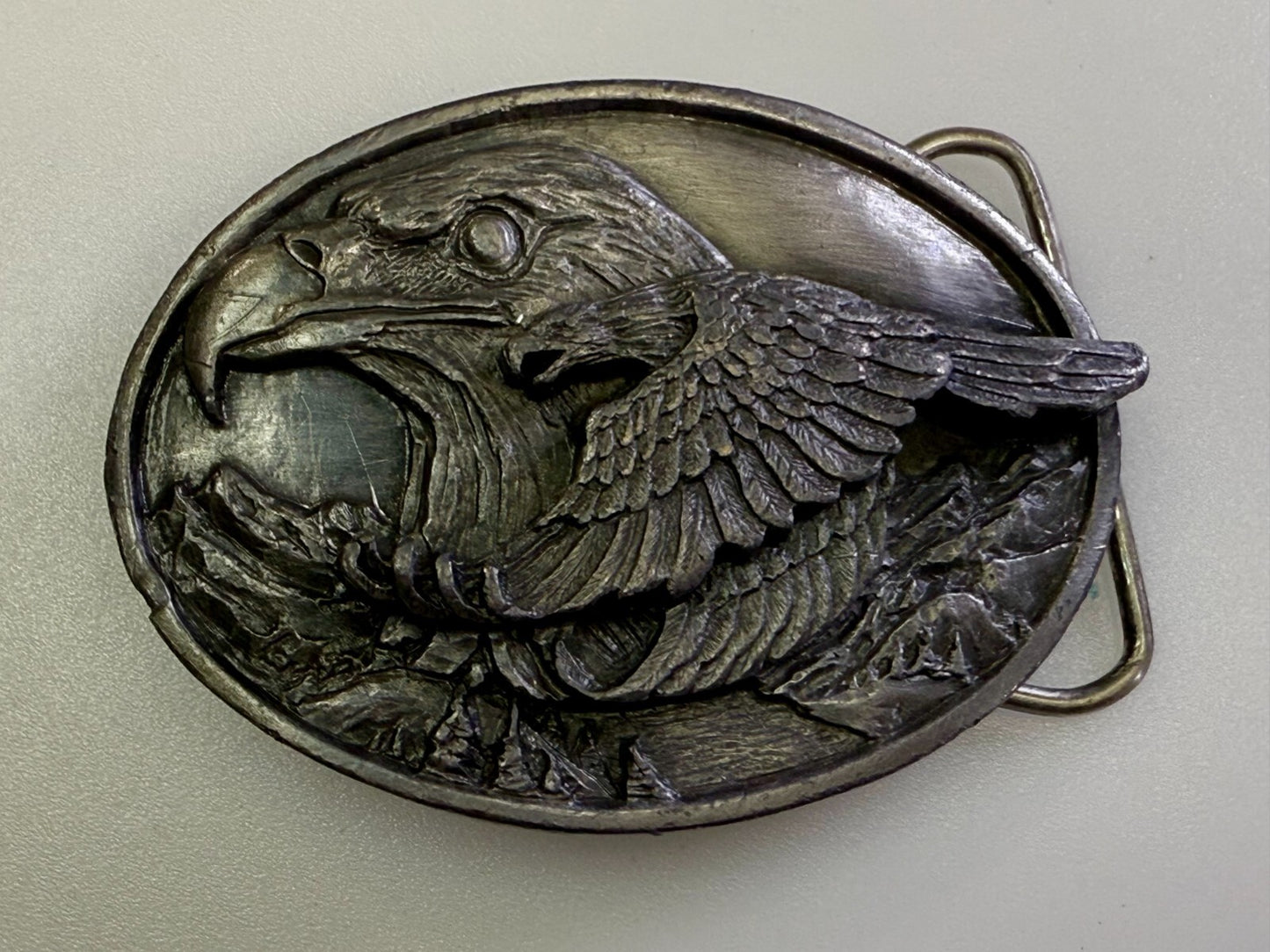 The Eagle & the Hawk Flying John Denver Vintage 1988 Siskiyou Belt Buckle