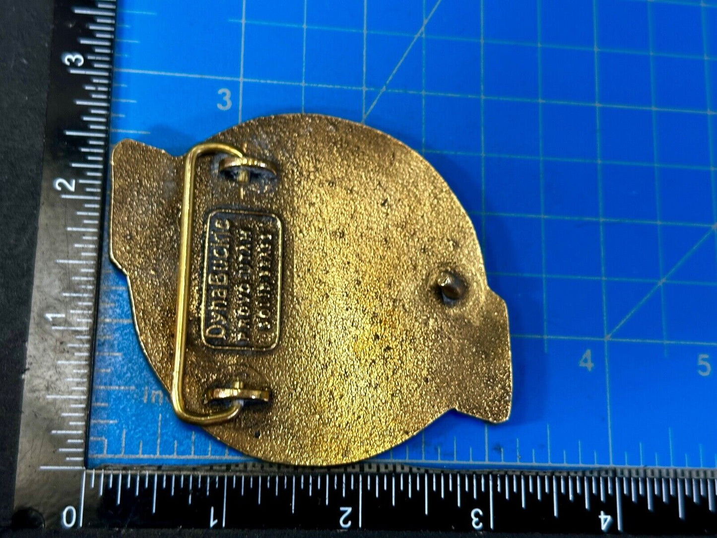 BECHTEL Engineering Construction Company Add Promo Dynabuckle Brass Belt Buckle