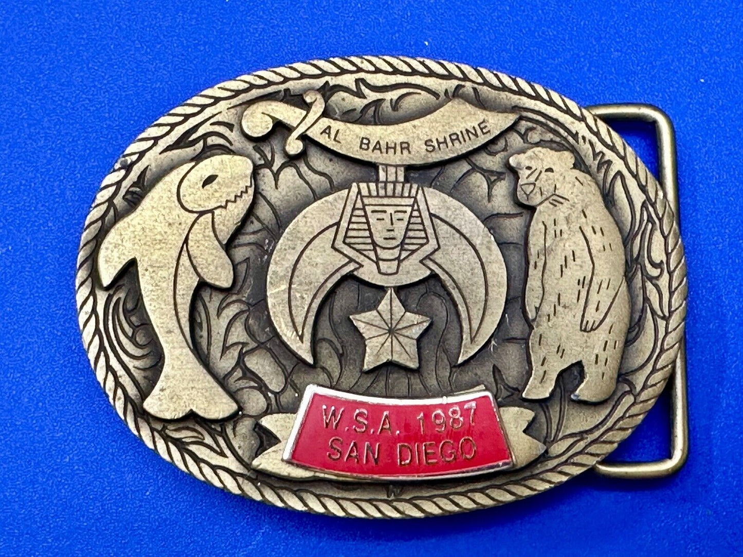 Belt Buckle Texas Shriners