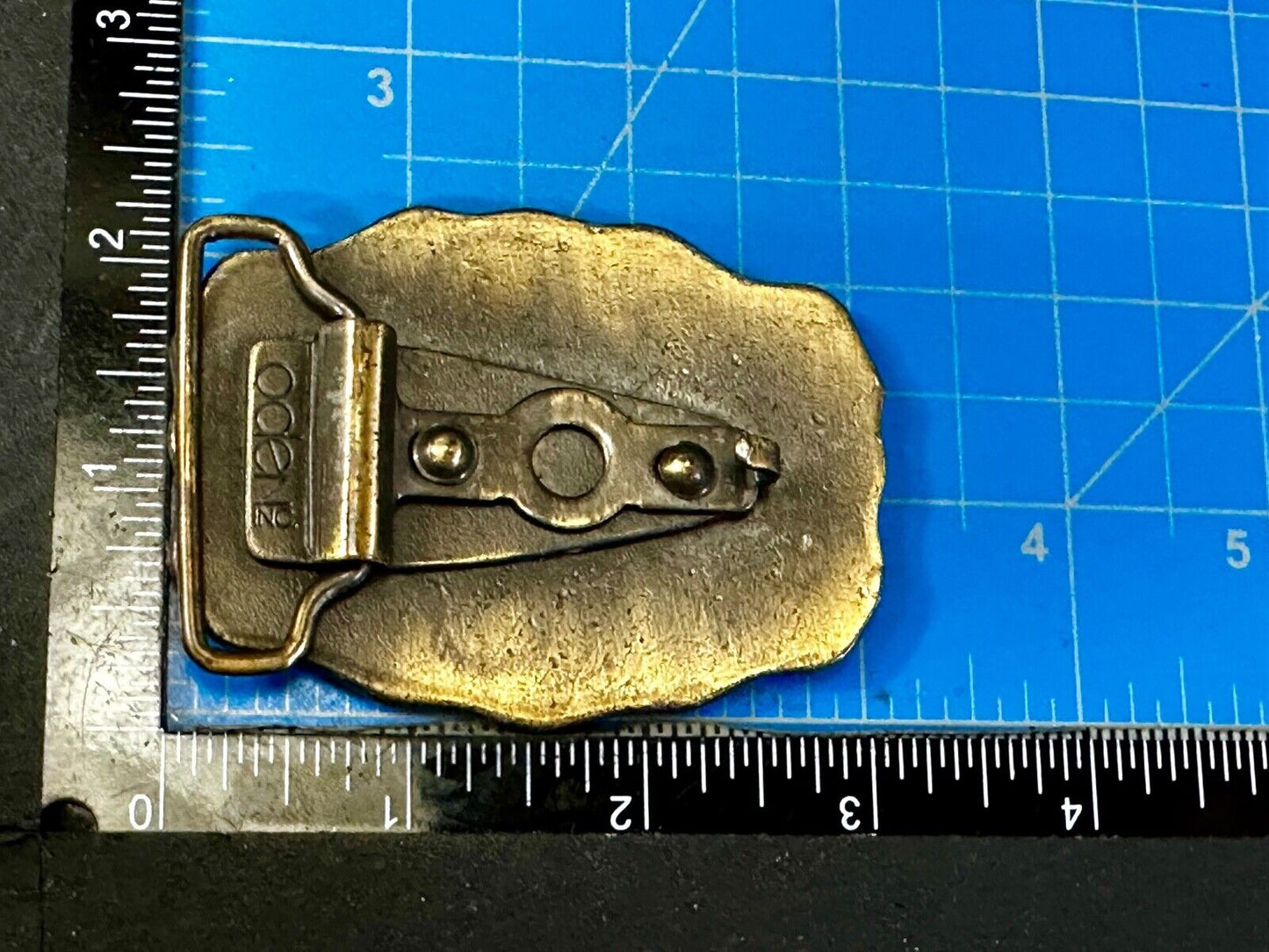 Bill. Custom Name Western framed ornate scroll Belt Buckle by Oden