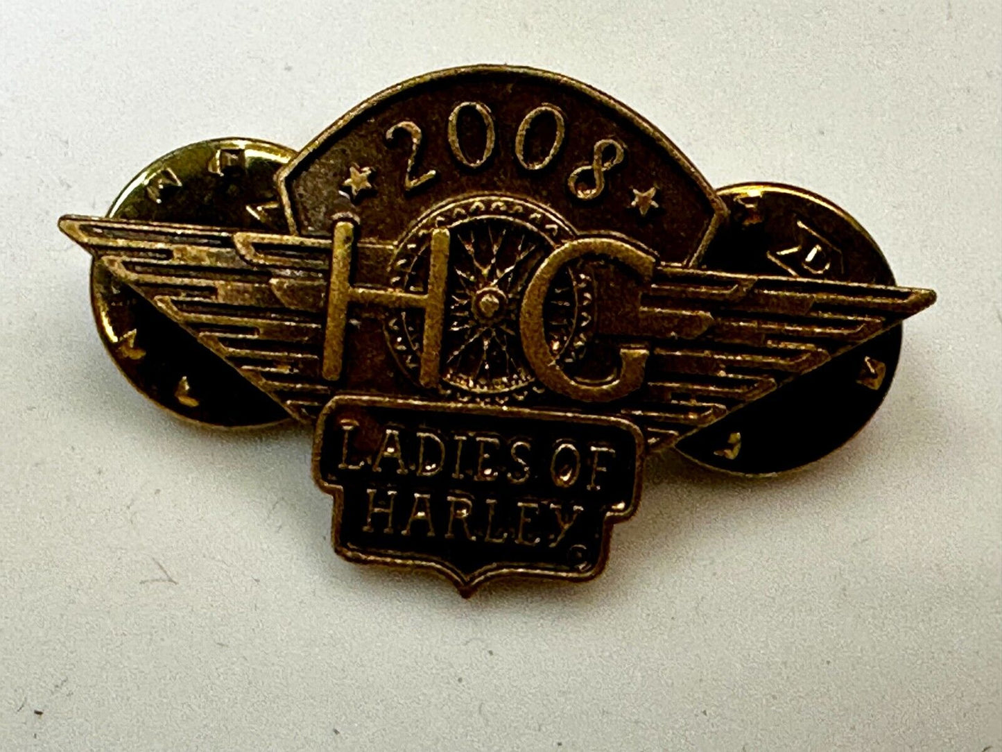 2008 Ladies of Harley Davidson Owners Group HOG Pin for Jacket or Vest