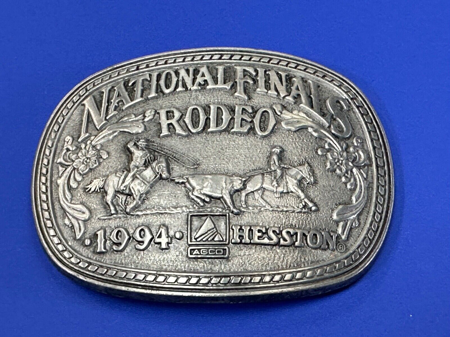 1994 Adult Sized NFR National Finals Rodeo ADM belt buckle