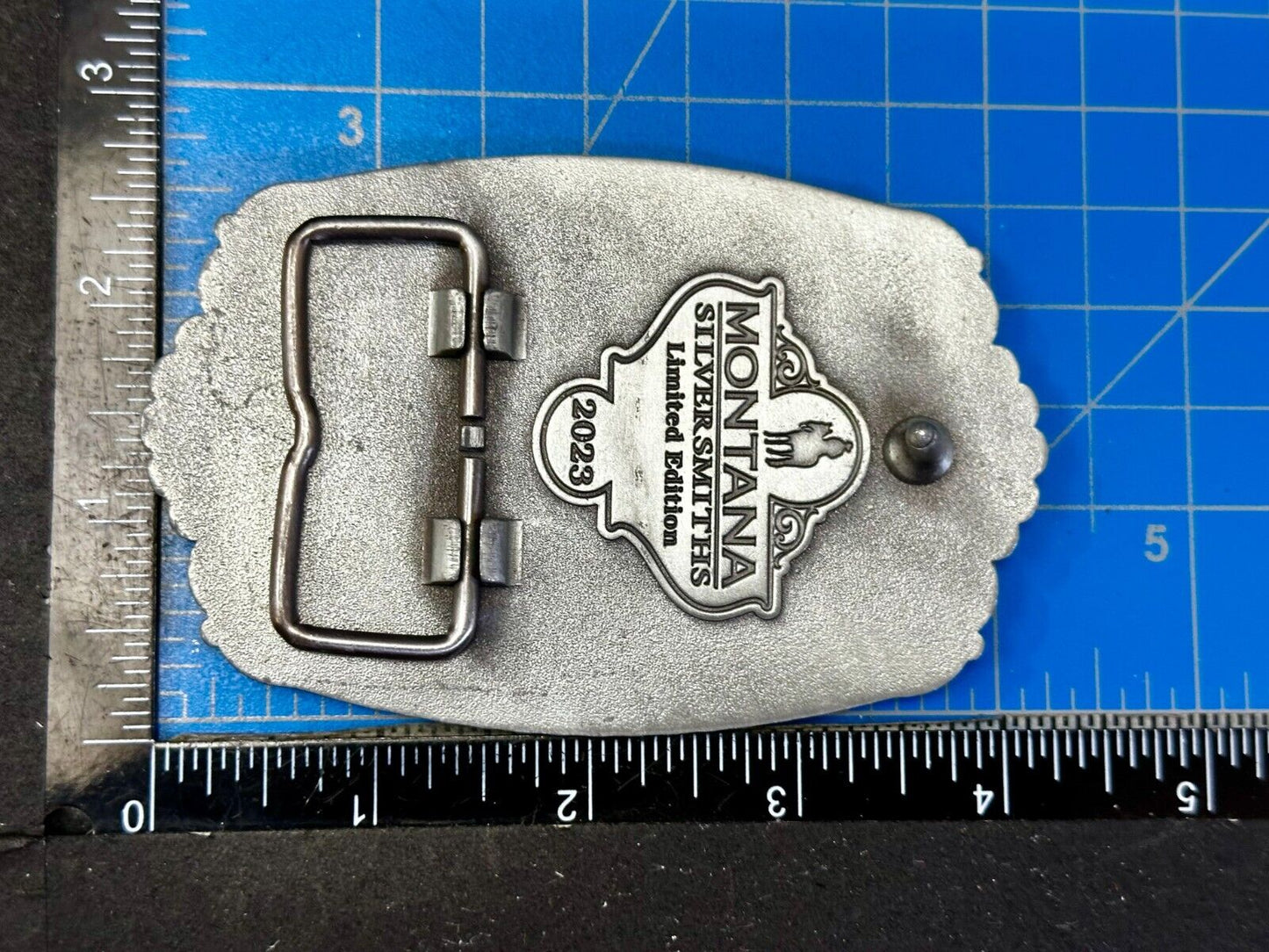 2023 Pendleton Whiskey Let'er Buck Rodeo Cowboy Montana Silversmiths Belt Buckle