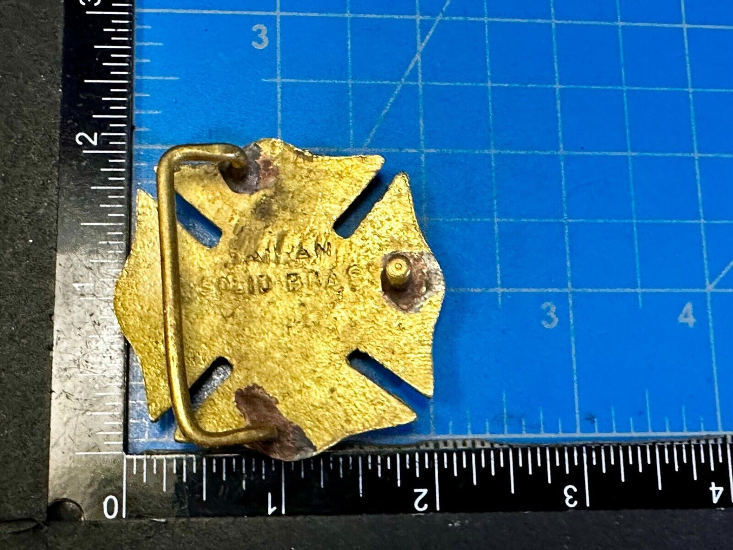 Belt Buckle fire logo