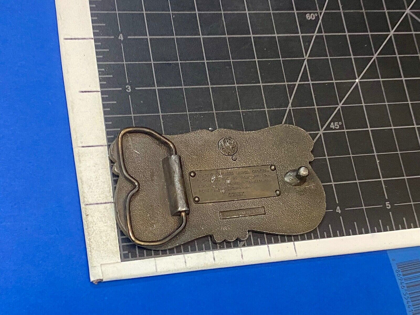 Vintage Belt Buckle CENEX The Customer is the company! Farmers Union Exchange