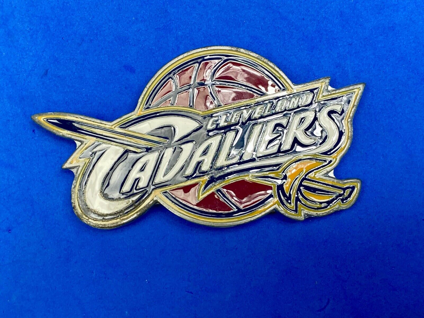 Used- to repair - CLEVELAND CAVALIERS NBA BASKETBALL BELT BUCKLE