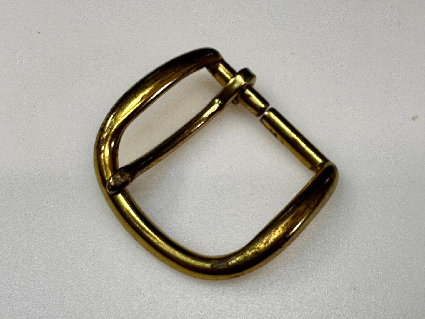 Vintage Brass Tone Replacement Belt Buckle Marked W