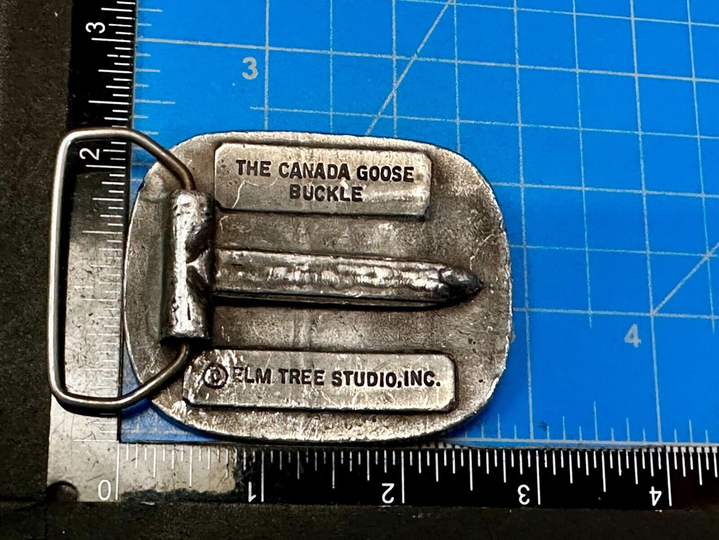 The Canadian Goose Commemorative Belt Buckle by Elm Tree Studio