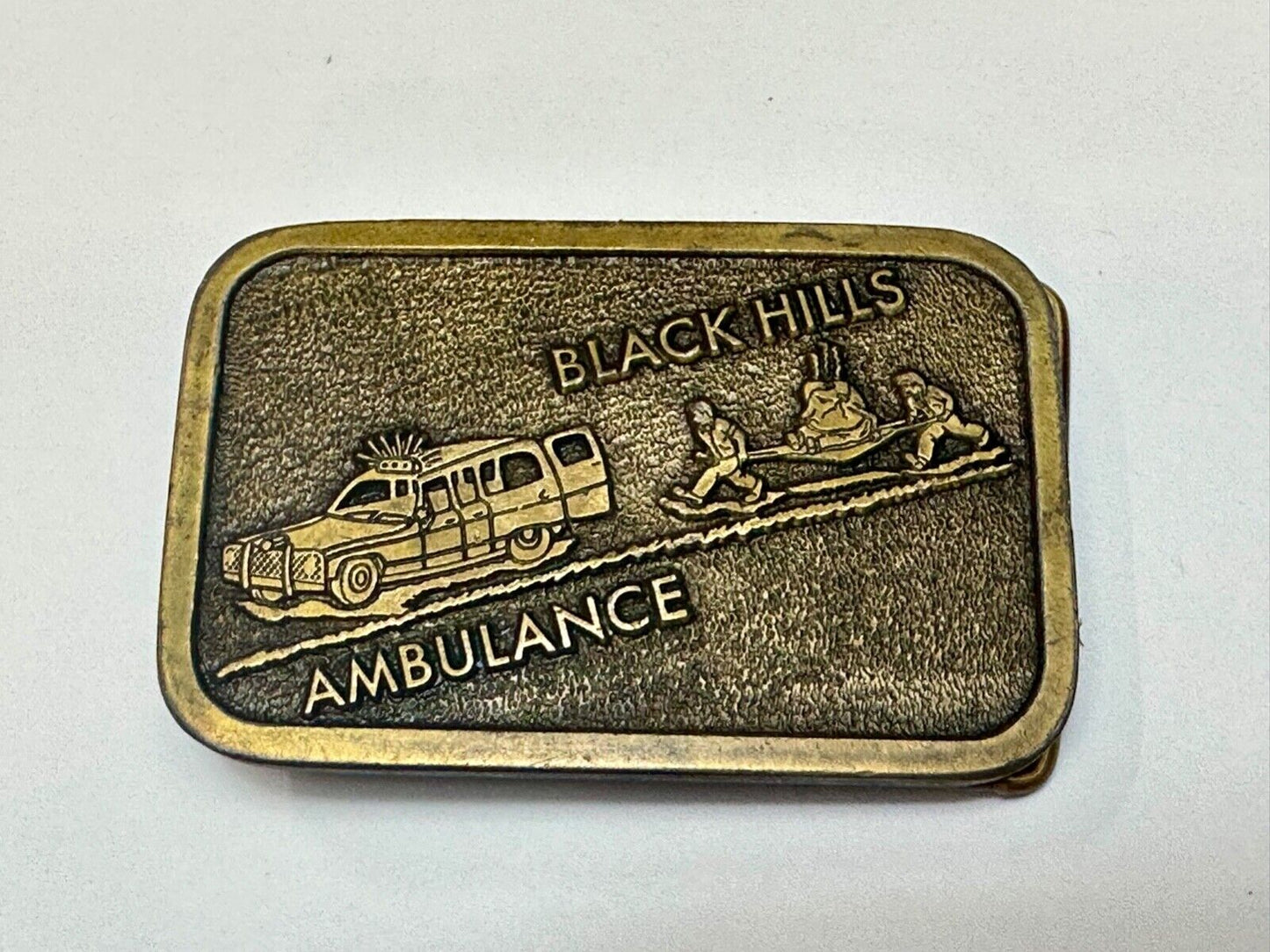 Black Hills Ambulance Belt Buckle Hit Line U.S.A. Paramedic EMT by Hit Line