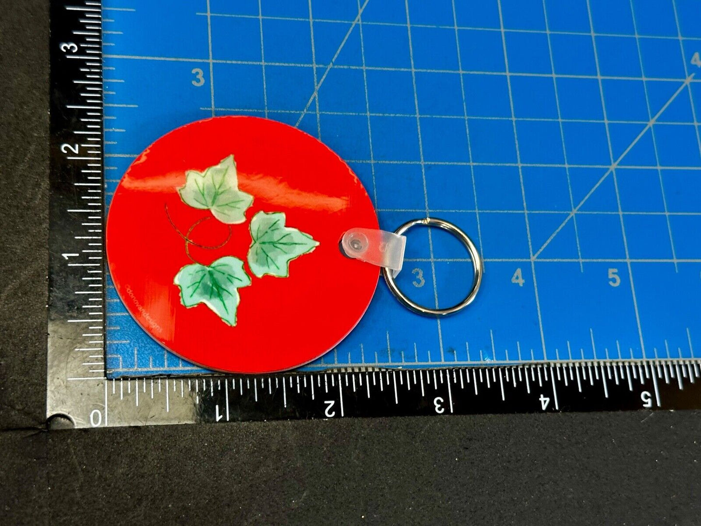 Alpha Phi Sorority Custom Holliday Round Keychain - Key Ring Chain