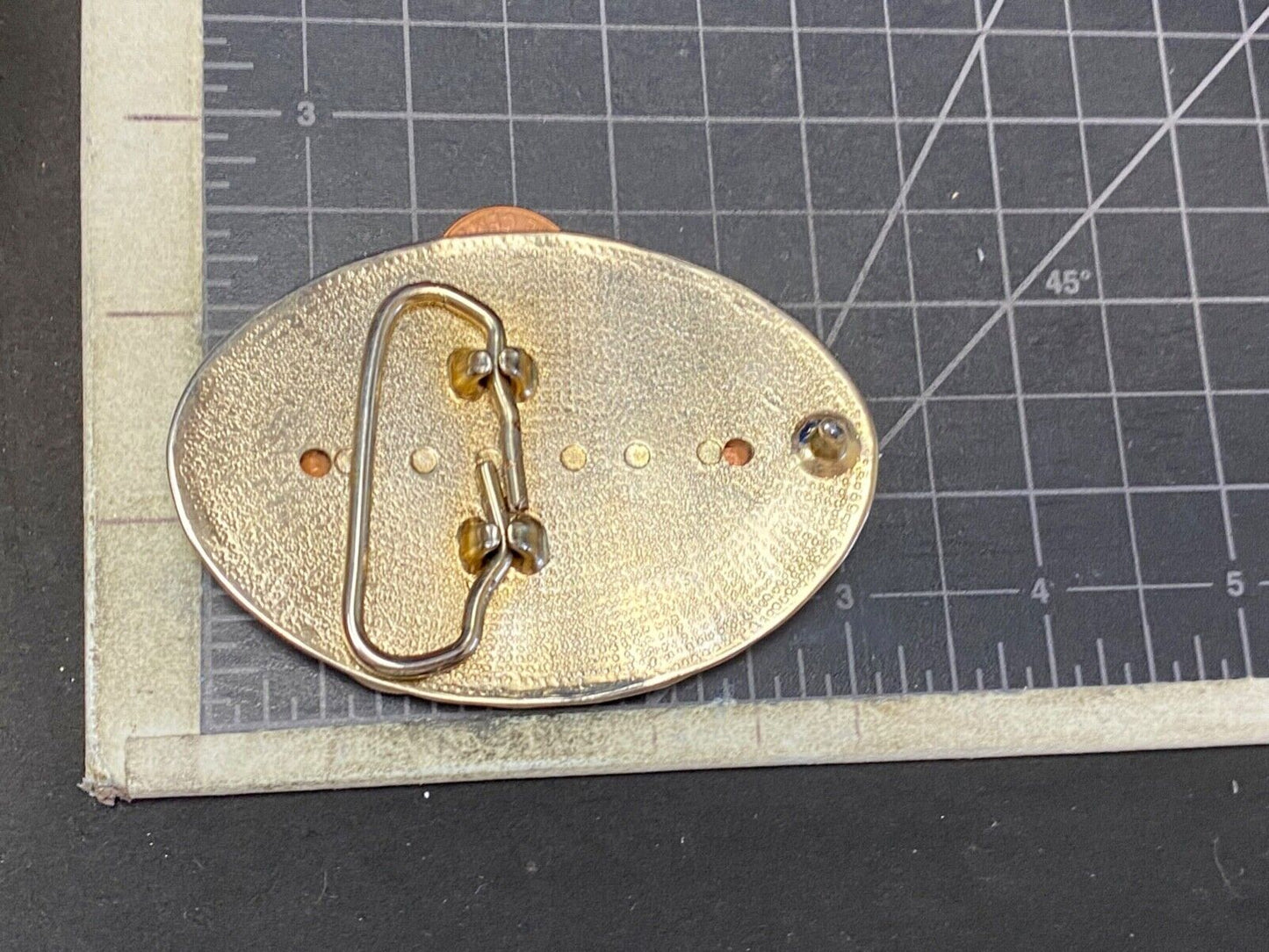 Artisan Usa Coin Collectors Cluster On Western Vintage Belt Buckle