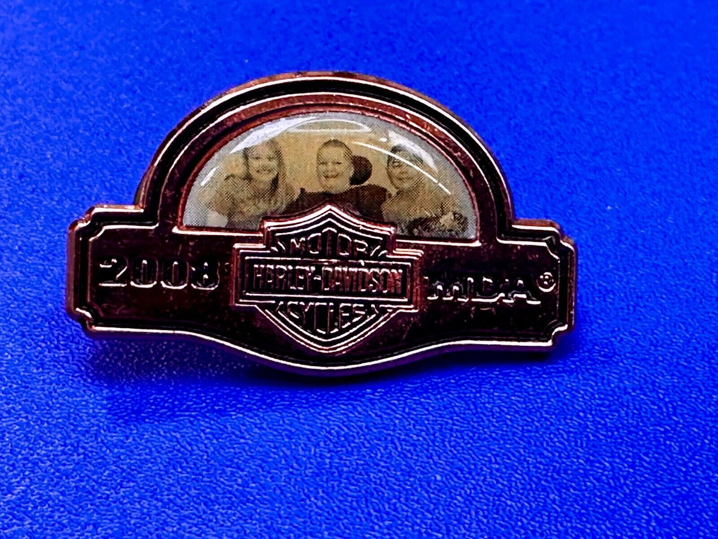 2008 MDA Ride Harley Davidson Motorcycle Logo Rider Biker Jacket Vest Pin