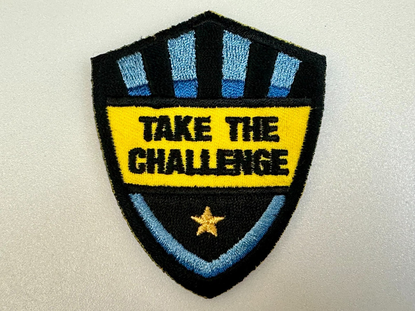 Take the Challenge Military Army Jacket Vest Patch