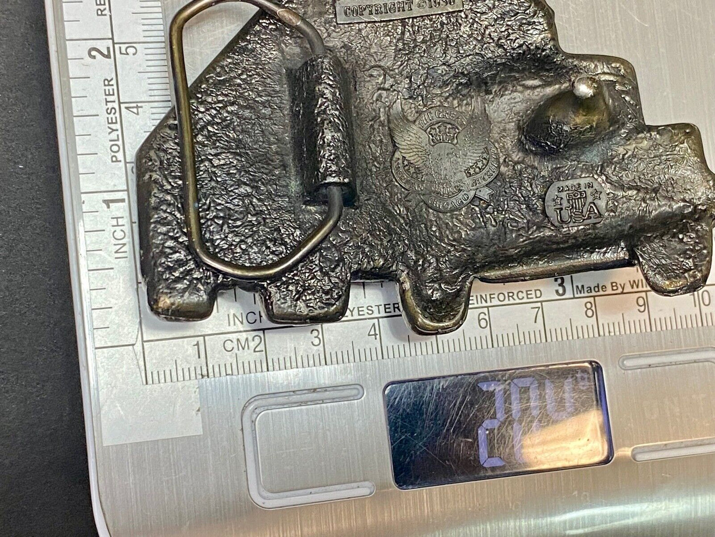 Vintage 1990 Semi Big Rig Truck Long Haulers Great American Belt Buckle Co