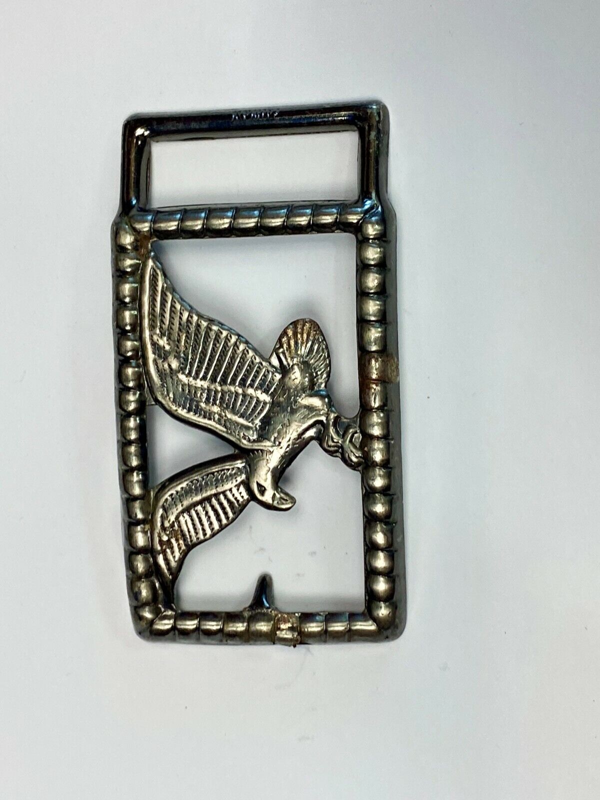 Thin Lightweight See Through Flying Soaring Hunting American Eagle Belt Buckle