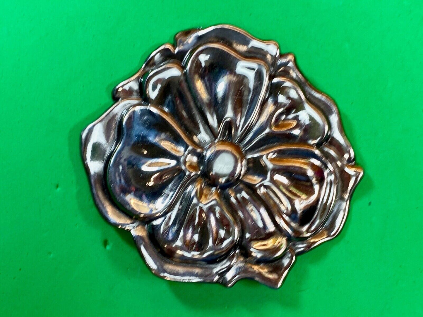 Vintage Charmant Figural Flower Scarf Belt Purse Shoe Clip Buckle