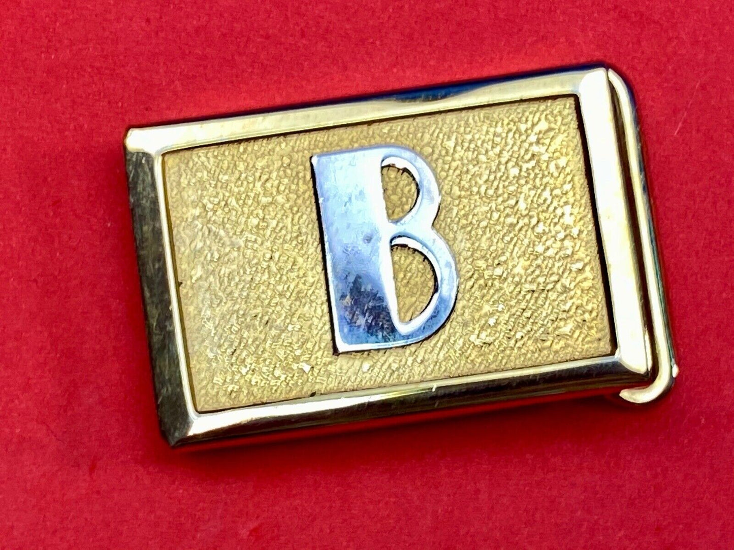 Vintage Letter B Initial Pioneer Brand Monogrammed Petite Belt Buckle