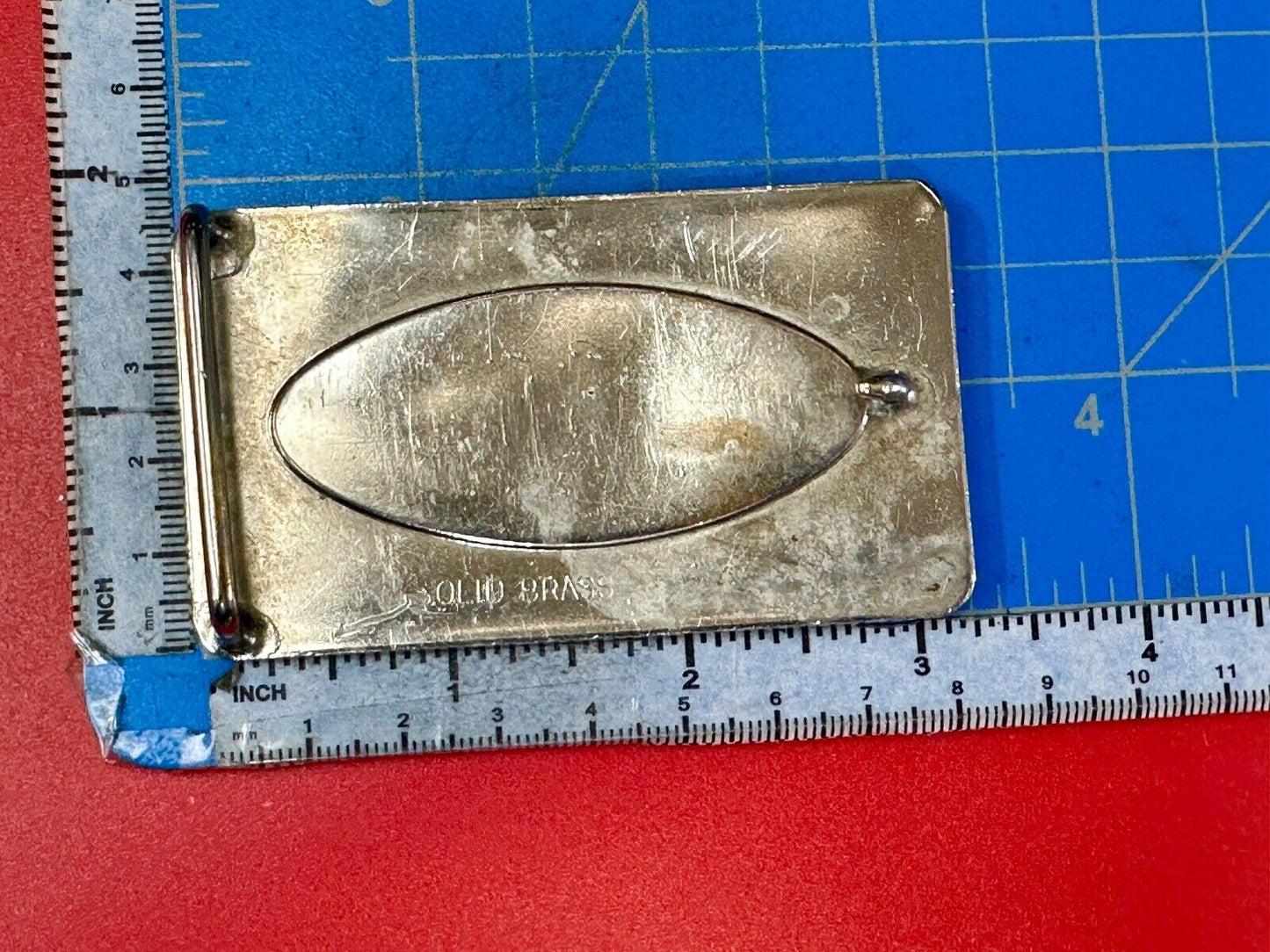 vintage Alaska BEAR State Commemorative solid brass belt buckle