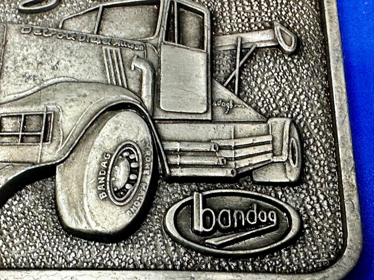 Bandag Bandit Vintage Kenworth Big Rig Trucking Semi Drivers Belt Buckle by RJ