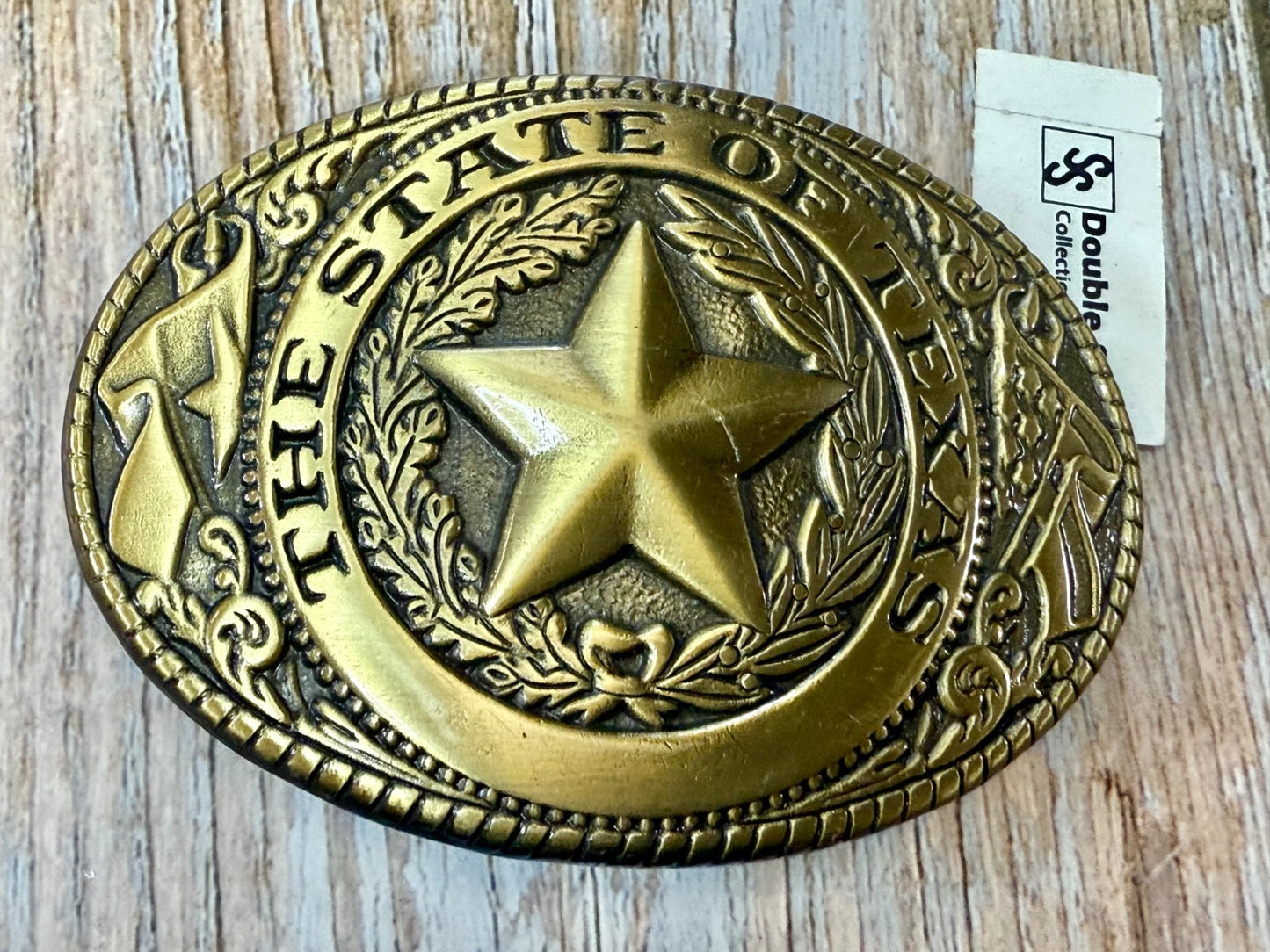 The Great State of Texas Statehood Series Gold Color Commemorative Belt Buckle