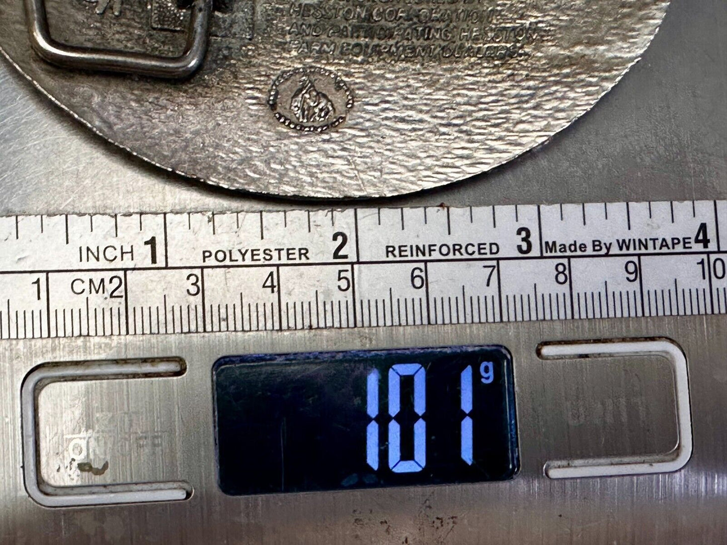 1984 Hesston NFR National Finals Rodeo Cowboys Western Commemorative Belt Buckle