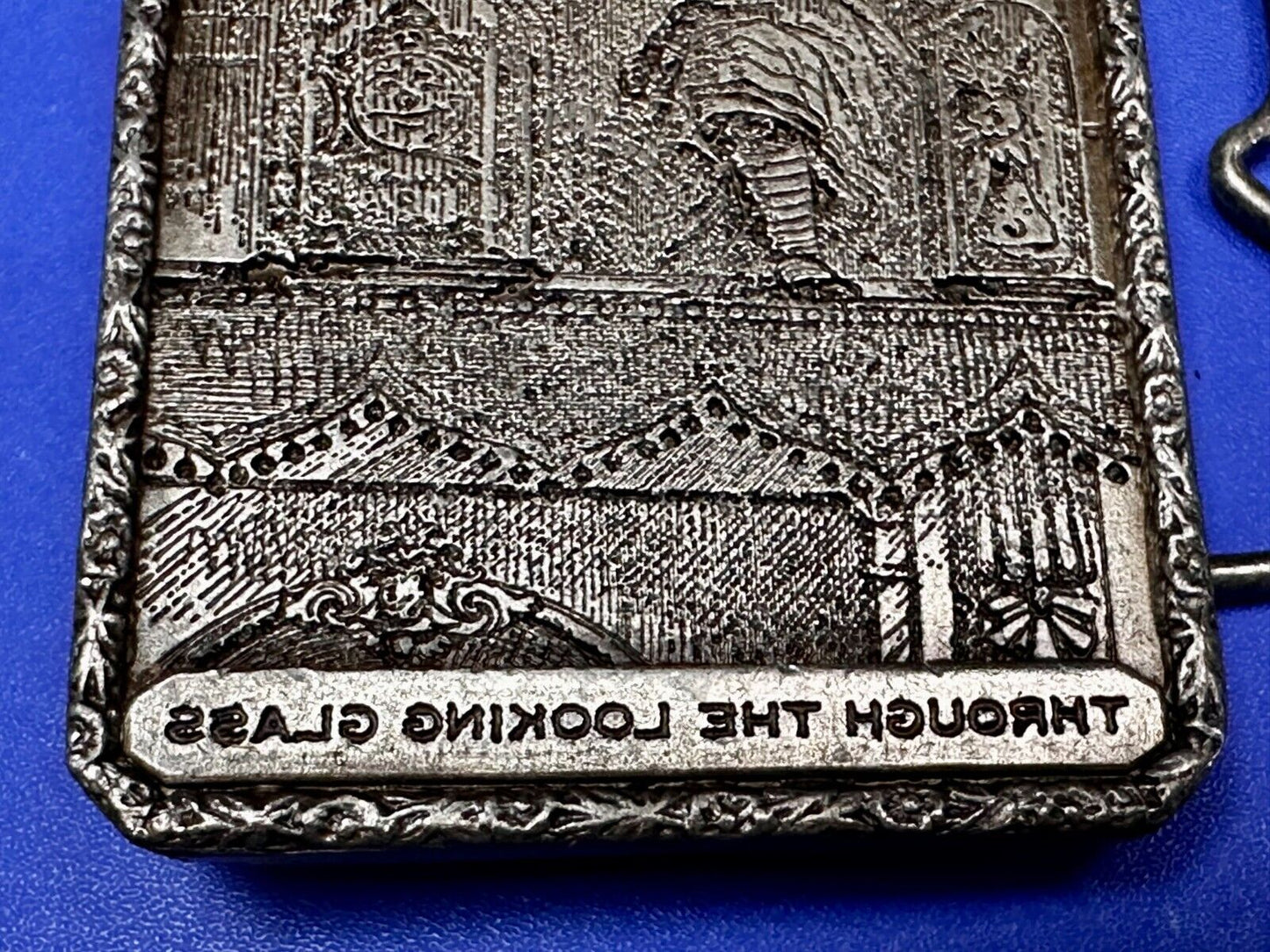 Alice In Wonderland Through The Looking Glass Vintage 1974 Belt Buckle- Bergamot