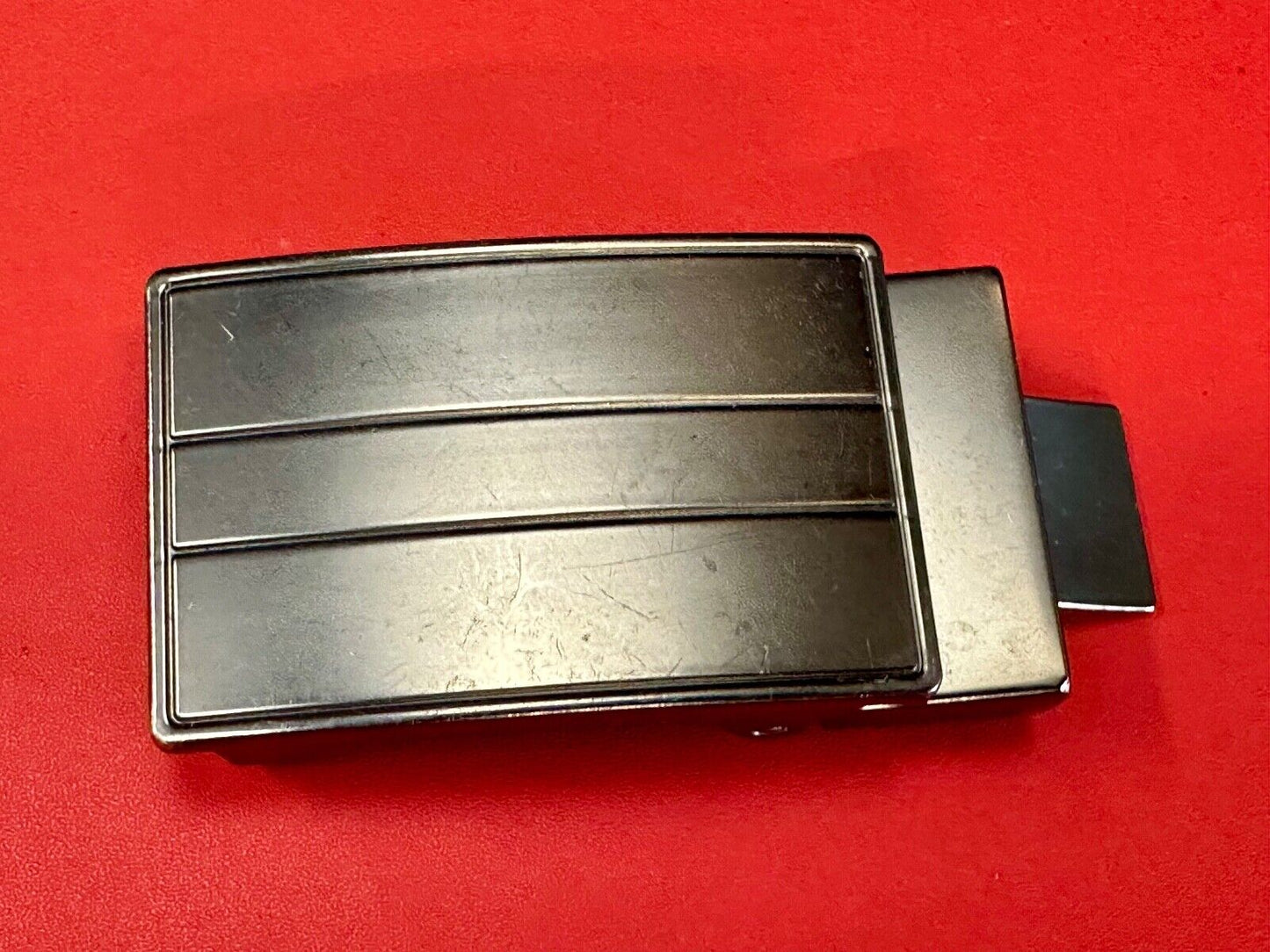 BLACK Color Dress Formal 3 lined replacement Belt Buckle