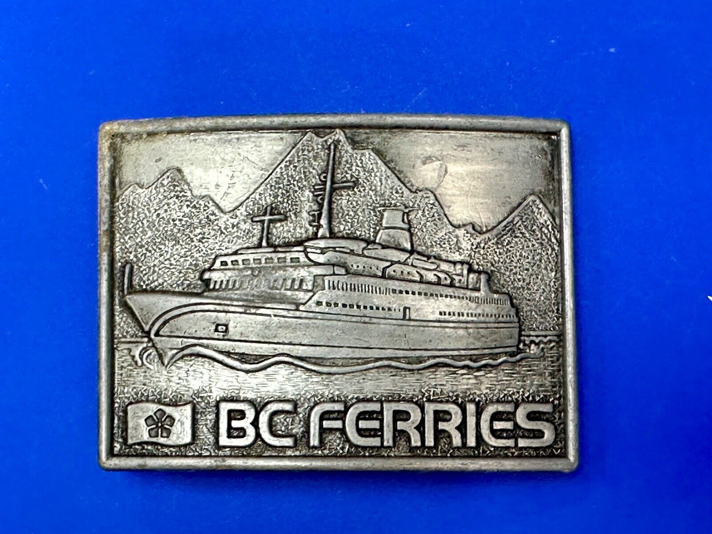 BC Ferries Passenger Boat Ship Company vintage Century Canada belt buckle